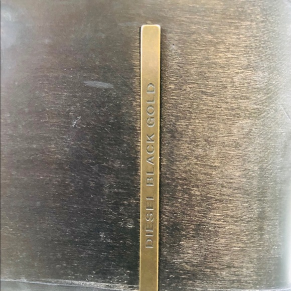 Diesel, black, leather, open toe, shoes - Picture 8 of 8